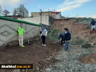آماده سازی محوطه ورودی آموزشکده ملی مهارت پسران خلخال  3