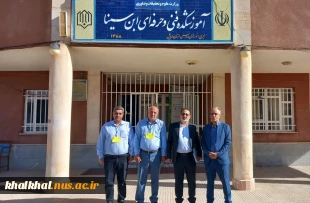 بازدید جناب آقای ملک زاده  نماینده مرکز نظارت ، ارزیابی و تضمین کیفیت سازمان مرکزی دانشگاه ملی مهارت از روند برگزاری امتحانات پایان‌ترم آموزشکده پسران خلخال 2
