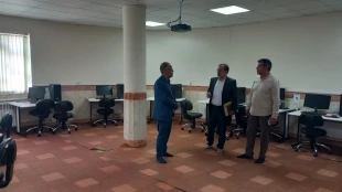 بازدید جناب آقای ملک زاده  نماینده مرکز نظارت ، ارزیابی و تضمین کیفیت سازمان مرکزی دانشگاه ملی مهارت از روند برگزاری امتحانات پایان‌ترم آموزشکده پسران خلخال 5