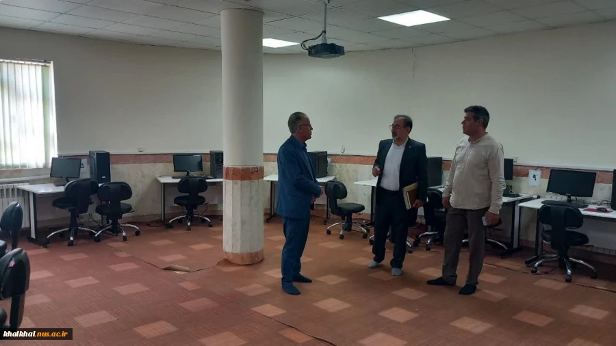 بازدید جناب آقای ملک زاده  نماینده مرکز نظارت ، ارزیابی و تضمین کیفیت سازمان مرکزی دانشگاه ملی مهارت از روند برگزاری امتحانات پایان‌ترم آموزشکده پسران خلخال 5