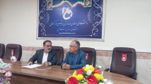 بازدید جناب آقای ملک زاده  نماینده مرکز نظارت ، ارزیابی و تضمین کیفیت سازمان مرکزی دانشگاه ملی مهارت از روند برگزاری امتحانات پایان‌ترم آموزشکده پسران خلخال 7