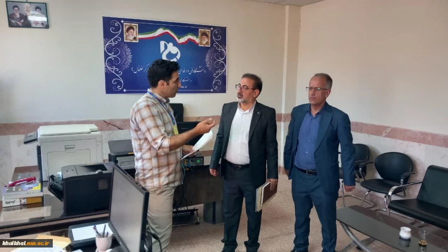 بازدید جناب آقای ملک زاده  نماینده مرکز نظارت ، ارزیابی و تضمین کیفیت سازمان مرکزی دانشگاه ملی مهارت از روند برگزاری امتحانات پایان‌ترم آموزشکده پسران خلخال 9