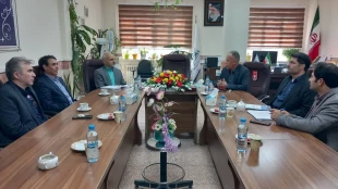 بازدید هیئت نظارت، ارزیابی و تضمین کیفیت آموزش عالی استان اردبیل از بخش های مختلف آموزشکده پسران خلخال 2