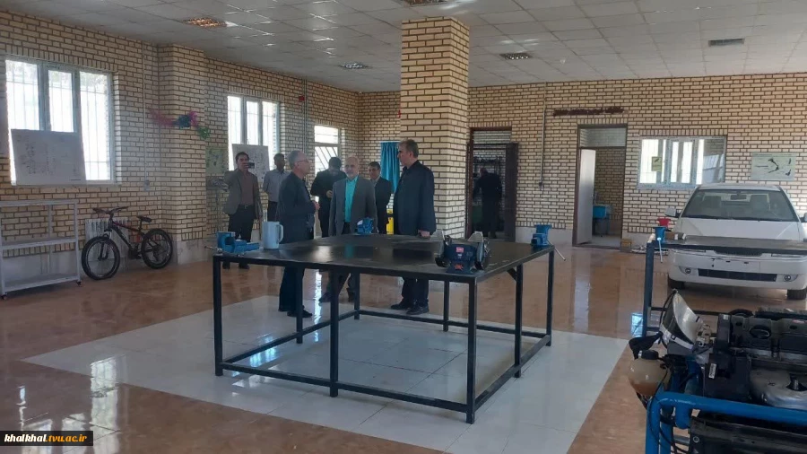 بازدید هیئت نظارت، ارزیابی و تضمین کیفیت آموزش عالی استان اردبیل از بخش های مختلف آموزشکده پسران خلخال 3