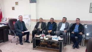 حضور آقای مردی معاون برنامه ریزی و هماهنگی امور عمرانی فرمانداری خلخال به همراه آقای صالحی مدیر آموزش وپرورش منطقه خلخال در آموزشکده پسران خلخال 3