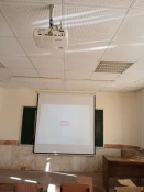درراستای هوشمندسازی کلاسهای آموزشی  آموزشکده پسران خلخال ،کارگاه معماری و کلاس آموزشی به پروژکتور وپرده تجهیز شد 2