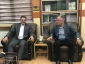 آقای غلامرضا توکلی رئیس آموزشکده ملی مهارت پسران خلخال با دکتر حسین وطن‌دوست فرماندار شهرستان خلخال دیدار و گفت‌ و گو کرد