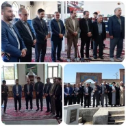 گرامیداشت حماسه سوم خرداد با غبارروبی مزار شهدا در خلخال