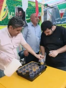 برپایی موکب دانشگاه ملی مهارت  با حضور آقای توکلی رئیس آموزشکده پسران خلخال و کارکنان  این مرکز جهت خدمت رسانی در مراسم  پیاده روی عیدغدیر درشهرستان خلخال انجام گردید.
 7
