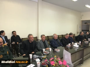 به مناسبت سالگرد شهادت شهید مصطفی چمران و همزمان با روز ملی بسیج اساتید با حضور  آقای توکلی رئیس آموزشکده پسران خلخال  مراسم غبارروبی مزار شهدای گمنام در دانشگاه آزاد اسلامی  و نشست بسیج اساتید در دانشگاه پیام نور خلخال برگزار گردد. 4