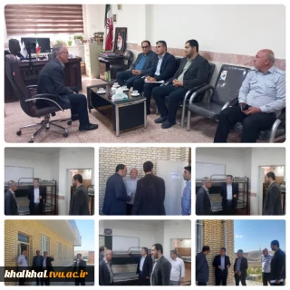 بازدید کارشناسان محترم دیوان محاسبات استان اردبیل بهمراه رئیس محترم امور مالی دانشگاه ملی مهارت واحد استانی اردبیل از آموزشکده پسران خلخال