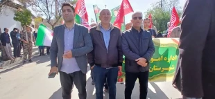 رزمایش جانفدایان شهرستان خلخال باحضور گسترده کارکنان و دانشجویان آموزشکده پسران خلخال                                                                                                                 4
